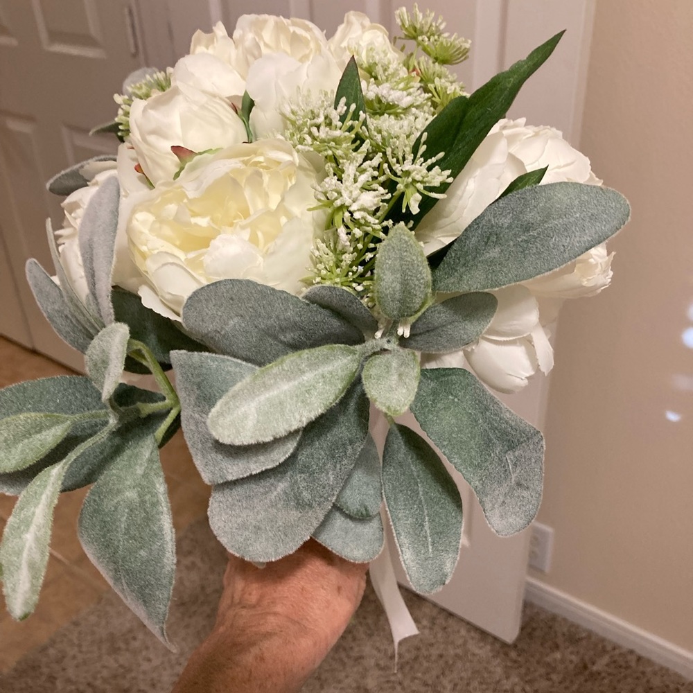 White Peony Bouquet